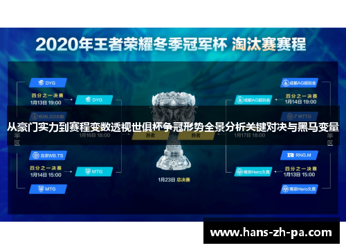 从豪门实力到赛程变数透视世俱杯争冠形势全景分析关键对决与黑马变量
